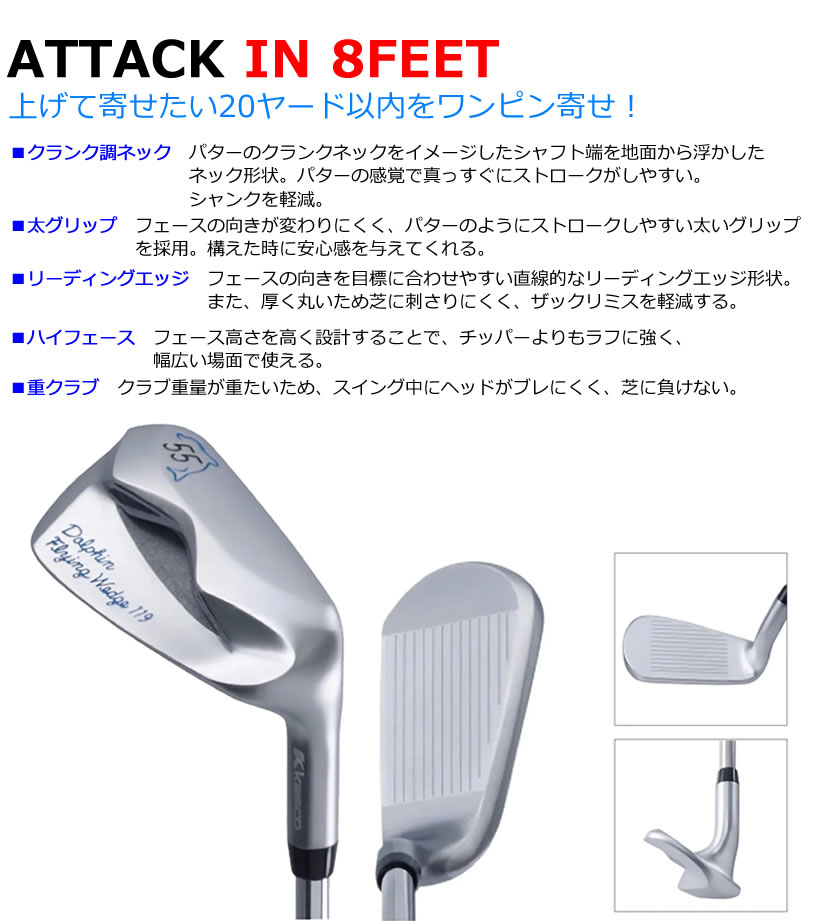 キャスコ DFW-119 ドルフィン フライングウェッジ 日本シャフト社製