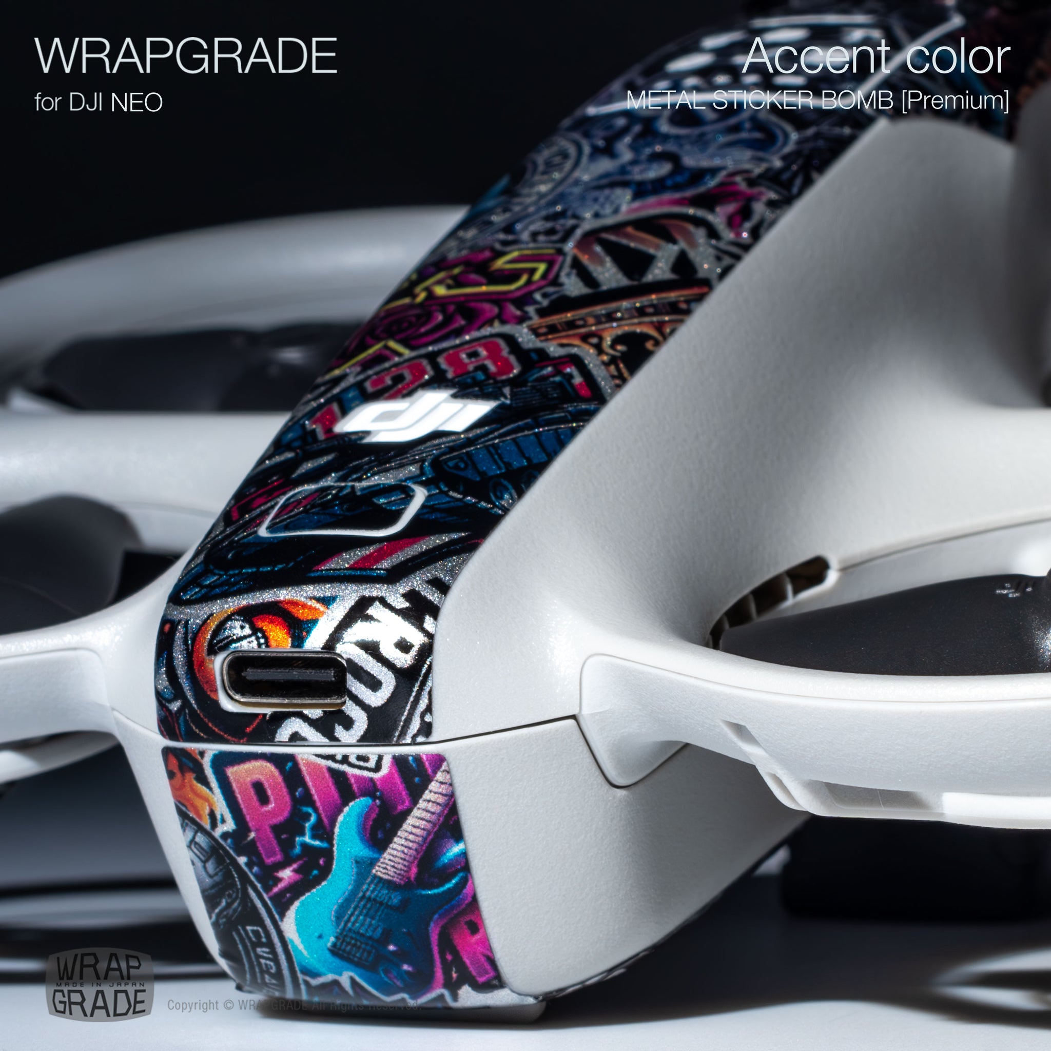Wrapgrade for DJI NEO用 アクセントカラー ステッカー