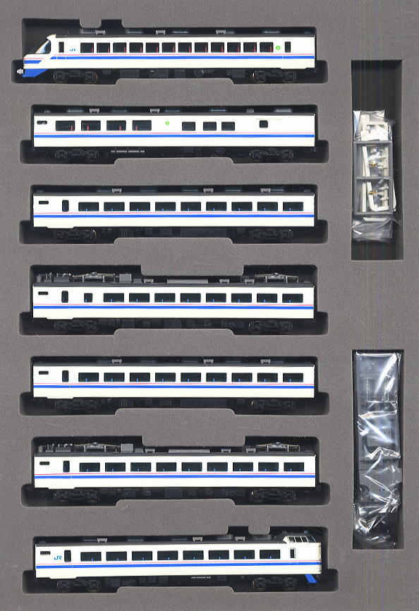 JR 485系 特急電車 (スーパー雷鳥) (基本・7両セット) (鉄道模型