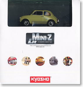 MINI-Z Lit フィアット500 ラジコンカー ミニカー京商 イエロー 京商