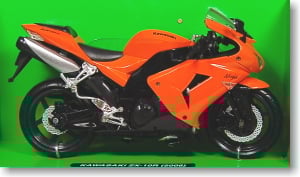 カワサキ ZX-10R ニンジャ 2006 (オレンジ) (ミニカー) - ホビーサーチ