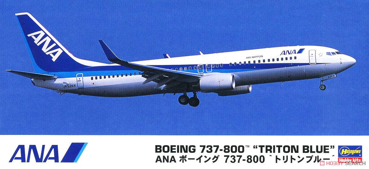 ANA Aviationtag B737-700 レアな薄青と白コンビ ANA Aviationtag B737