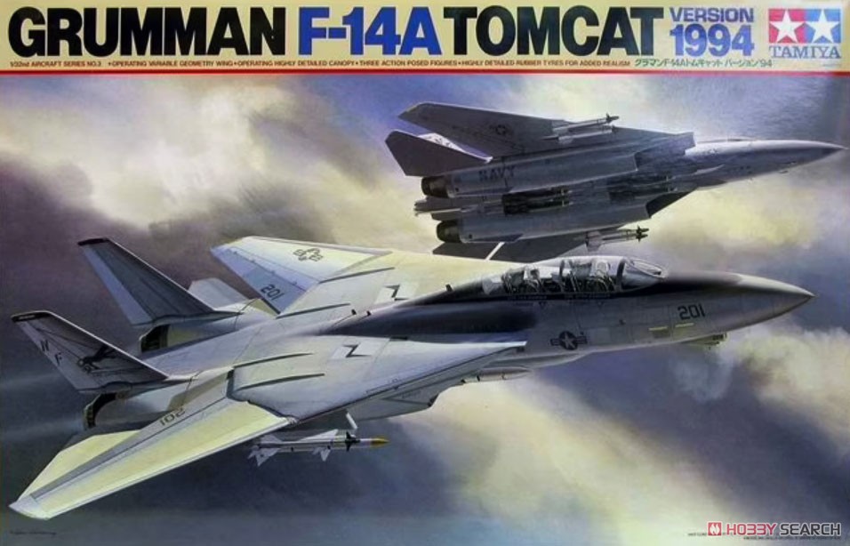 タミヤ 1/32 グラマン F14A トムキャット 未組立 グラマン F-14A トム
