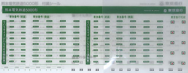 熊本電気鉄道 5000形 (登場時) (2両セット) (鉄道模型) - ホビーサーチ