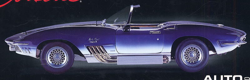 シボレー コルベット マコシャーク 1961 (ブルー) (ミニカー) - ホビー