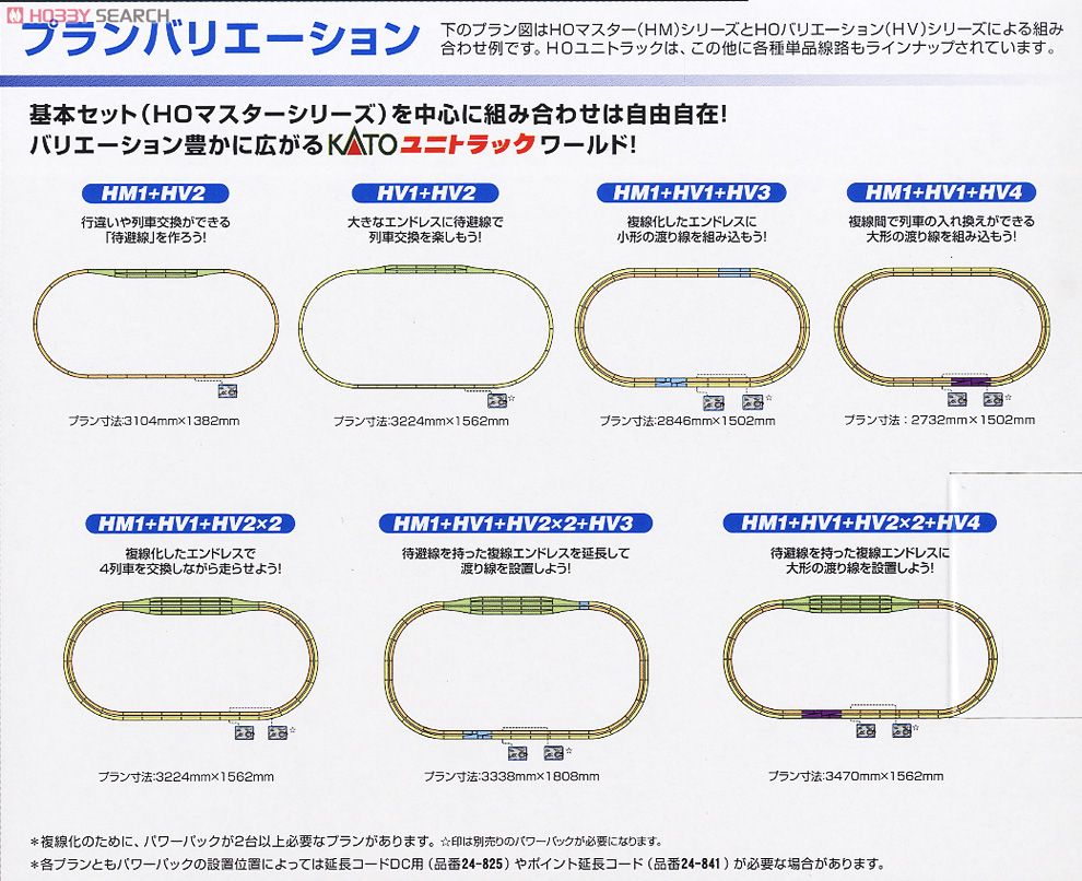HO) UNITRACK(ユニトラック) [HV4] 電動ポイント6番片渡りセット (HO