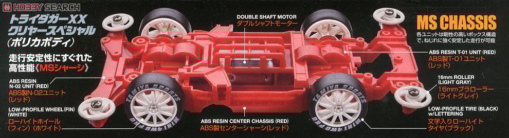トライダガーXX クリヤースペシャル (ポリカボディ・MSシャーシ) (ミニ