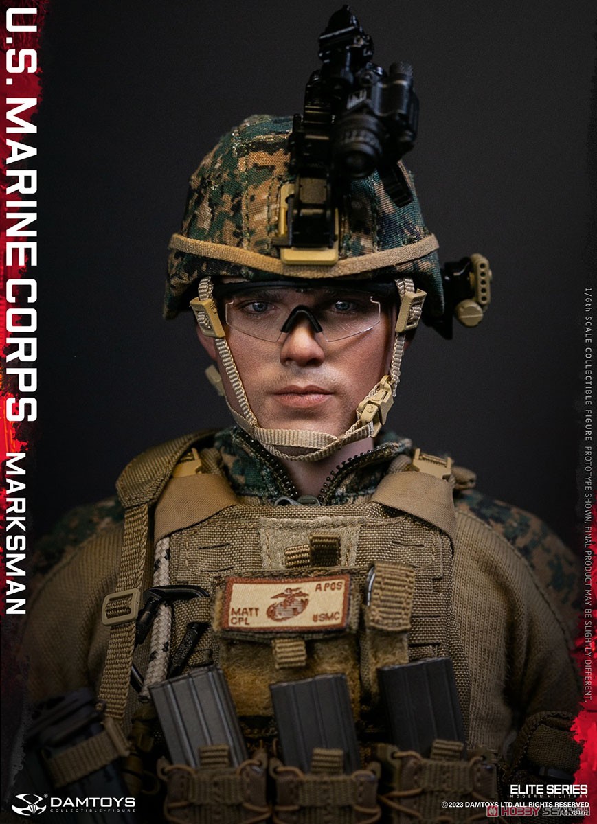 Dam Toy 1/6 Action Figure U.S. Marine Corps Marksman (Fashion Doll