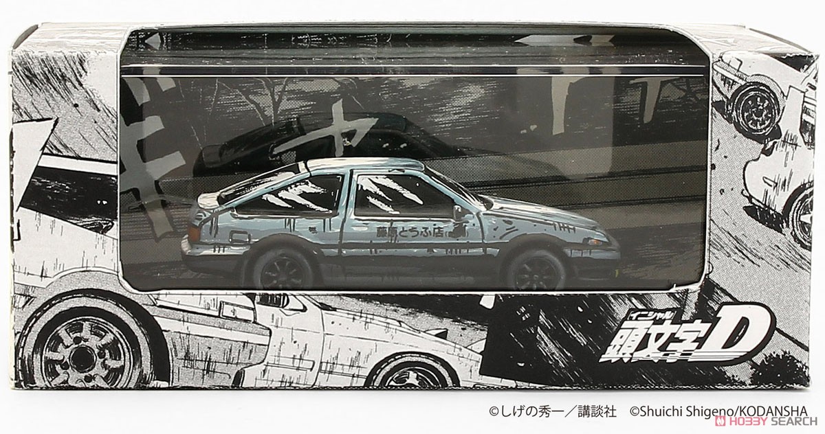 イニシャルD 漫画風塗装エディション 3台セット (ミニカー) - ホビー