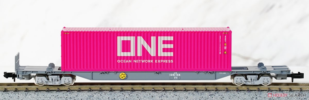 ☆特価品 JR貨車 コキ106形 (前期型・新塗装・ONEコンテナ付) (鉄道