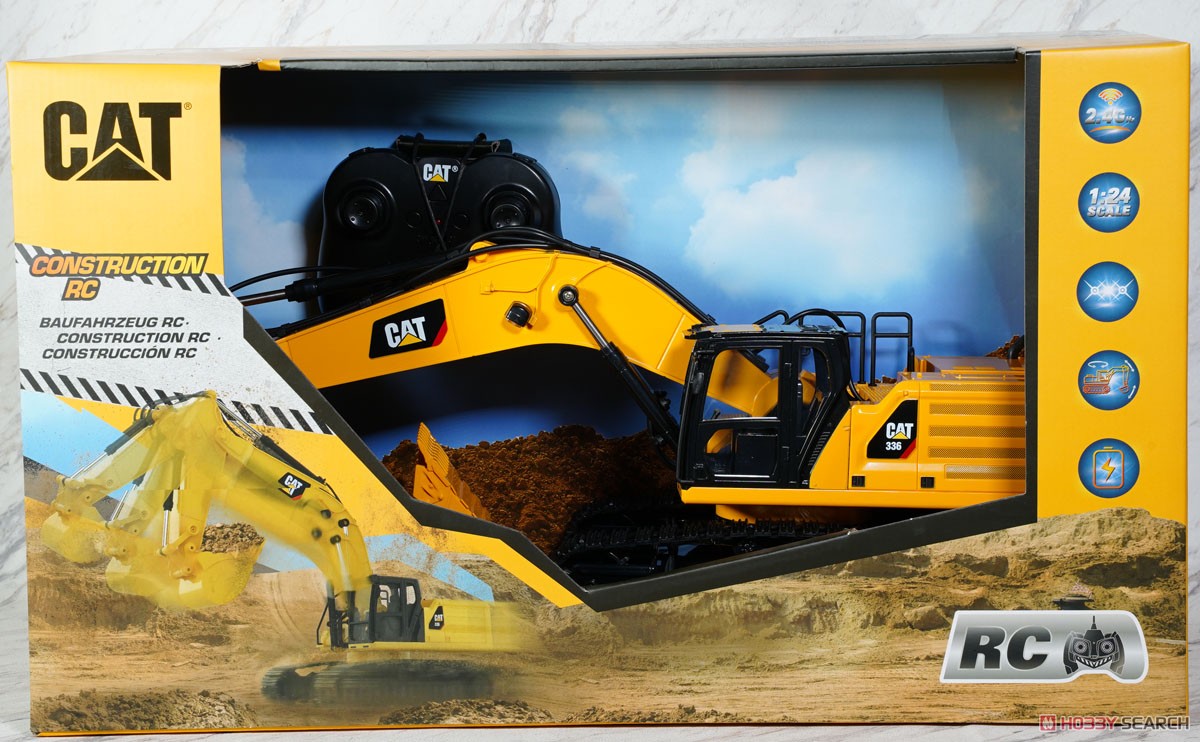 R/Cカー キャタピラー CAT 336 油圧ショベル ライト＆サウンドギミック