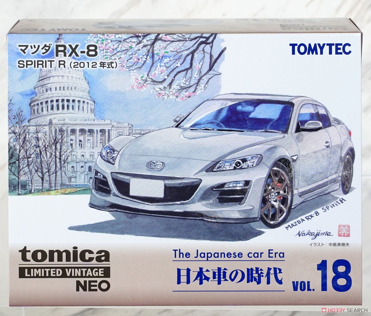 TLV-N 日本車の時代18 マツダ RX-8 スピリットR (銀) 2012年式