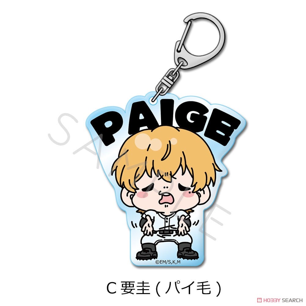 忘却バッテリ忘バ フォトスタイルクリアキーホルダー 要 智将 パイ毛
