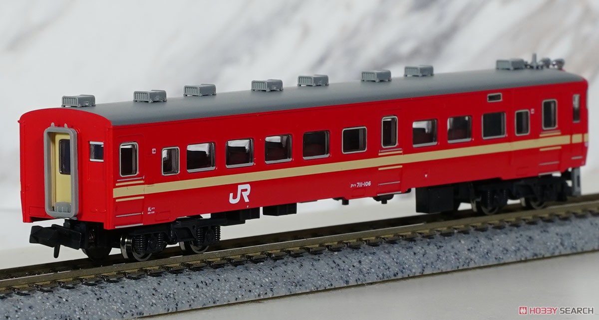 711系100・200番代 新塗装 3扉改造車+冷風装置取付車 下枠交差パンタ 6