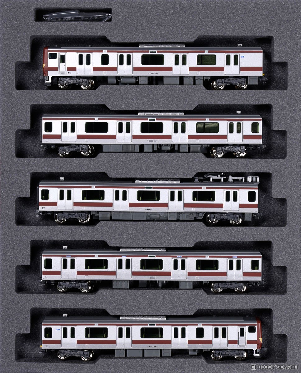 E531系 赤電タイプ 5両付属編成セット (増結・5両セット) (鉄道模型