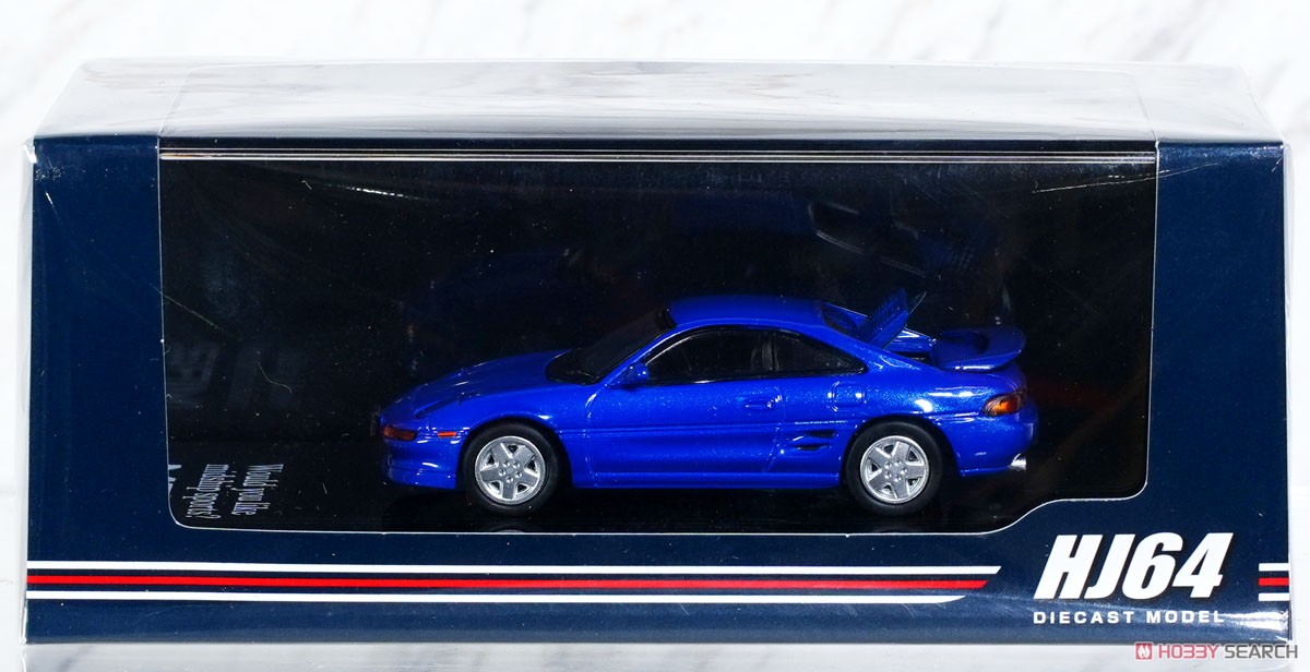 トヨタ MR2 (SW20) GT-S (1993) ストロングブルーメタリック (ミニカー