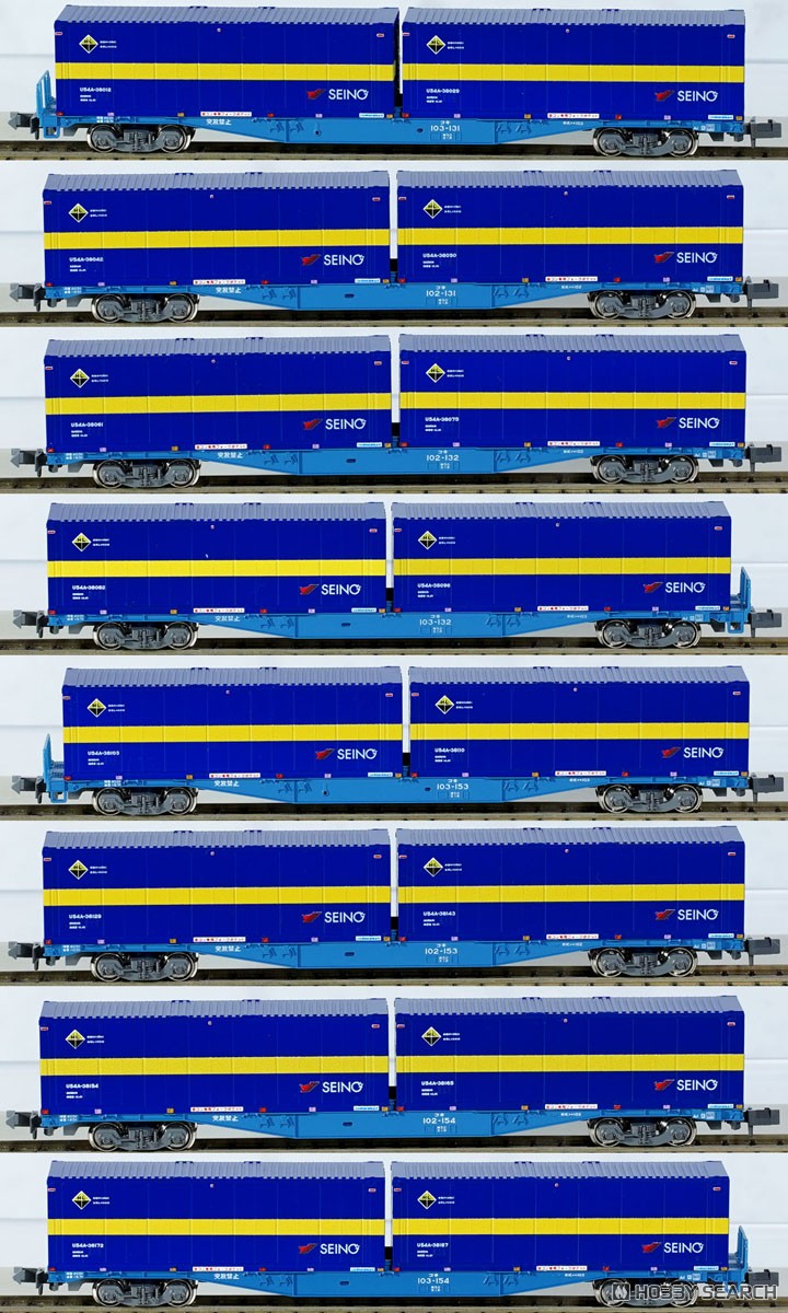 ☆特価品 コキ102+103「カンガルーライナーSS60」 8両セット (8両