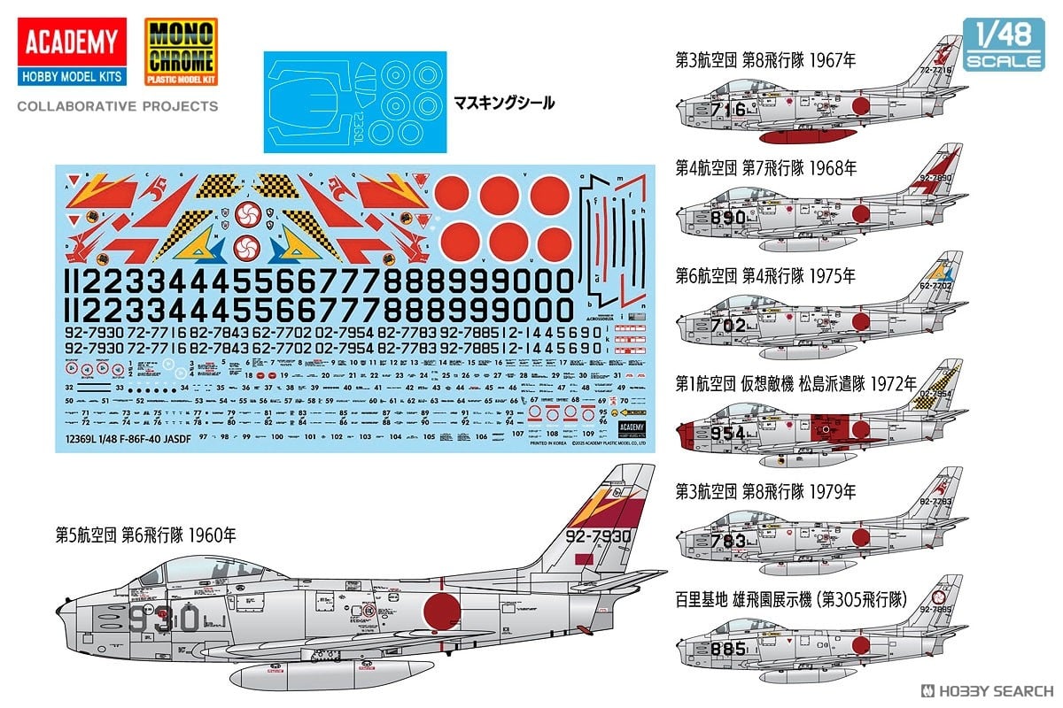 航空自衛隊 F-86F-40 セイバー (プラモデル) - ホビーサーチ