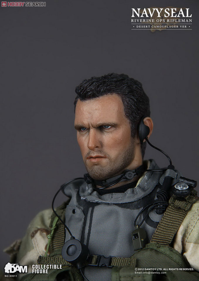 DAMTOY 1/6 Navy Seal Riverine OPS Rifleman Desert Camouflage ver