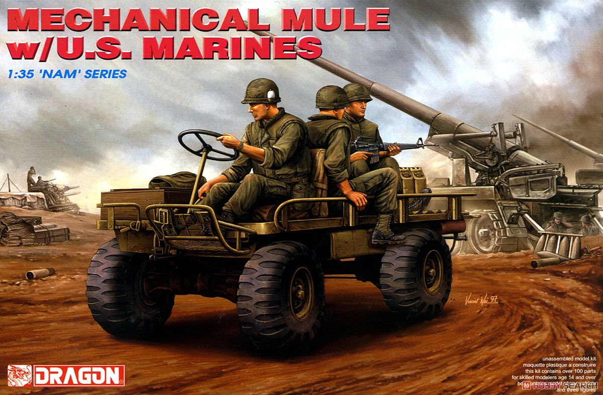 ベトナム戦争 アメリカ海兵隊 M274トラック メカニカルミュール w/海兵