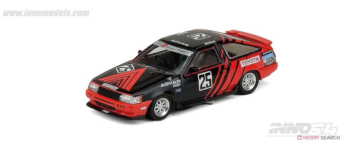トヨタ カローラレビン AE86 `ADVAN` JTC 1985 #25 (ミニカー