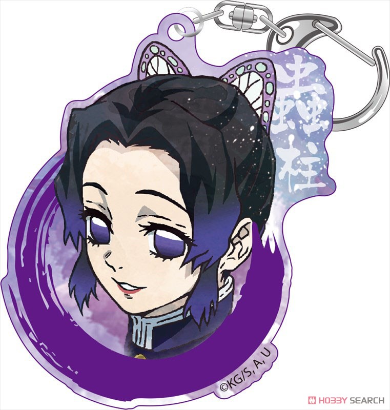 鬼滅の刃 ウェットカラーシリーズ アクリルキーホルダー vol.2 胡蝶