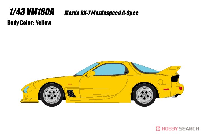 Mazda RX-7 (FD3S) Mazda Speed Aspec イエロー (ミニカー) - ホビー