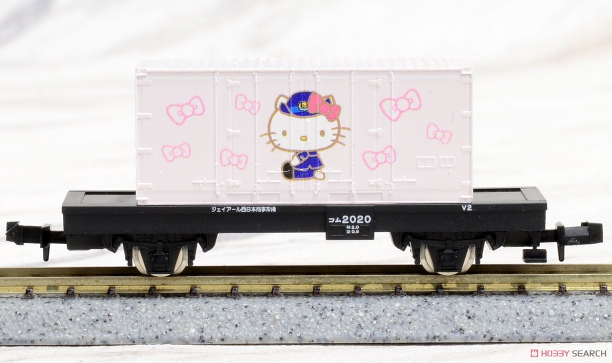 TOMIX オリジナルデザイン貨車 コム1形 ハローキティ新幹線 (鉄道模型