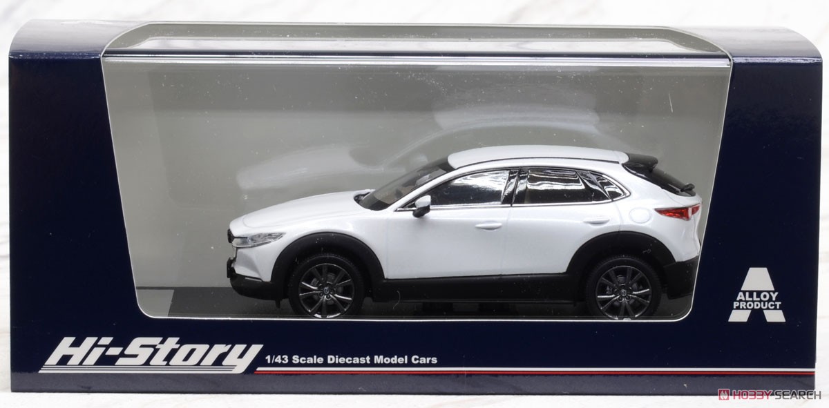 MAZDA CX-30 (2019) スノーフレイクホワイトパールマイカ (ミニカー