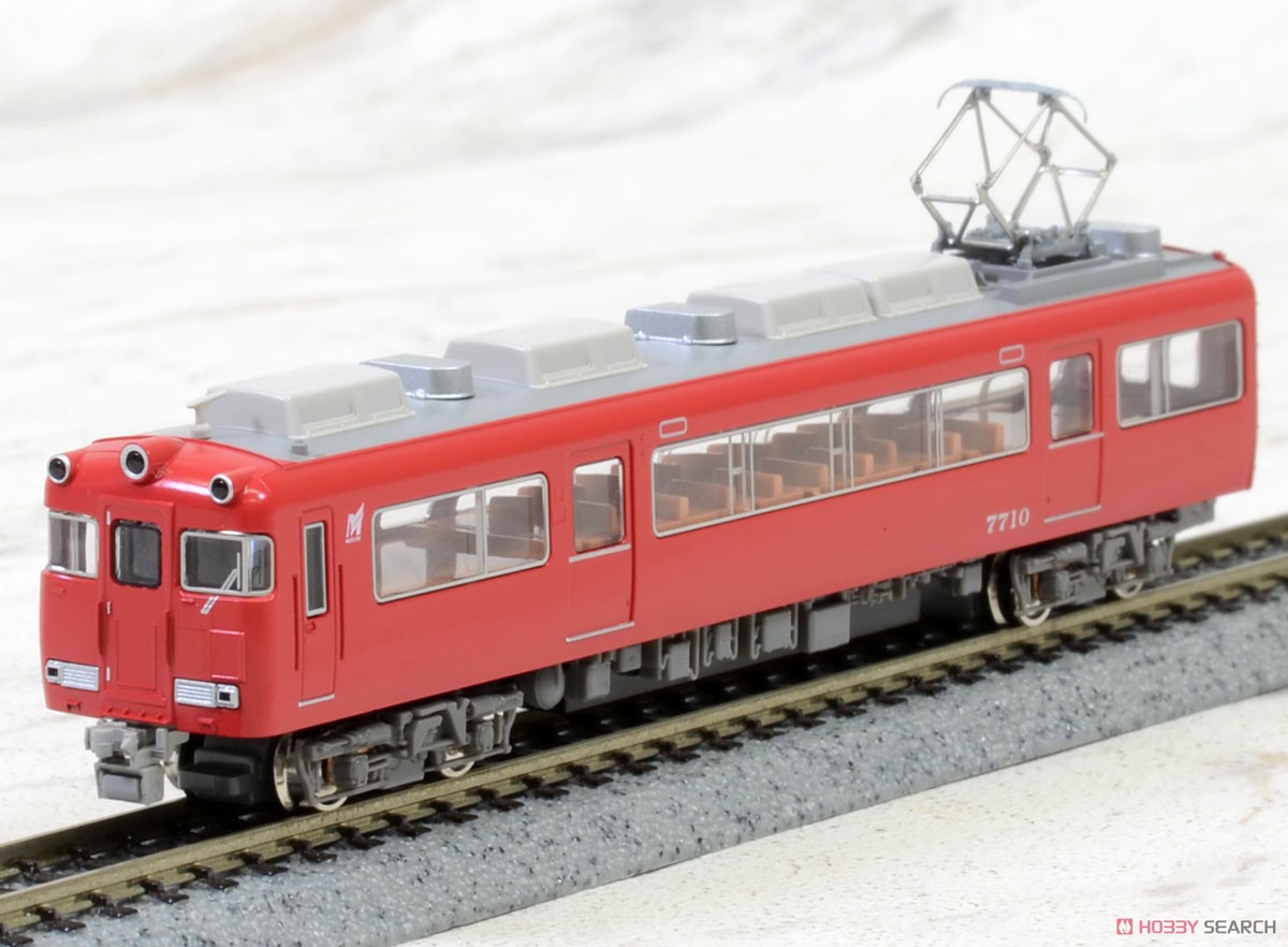 名鉄 7700系 (妻面窓無し) 基本2輛編成セット (動力付き) (基本・2両
