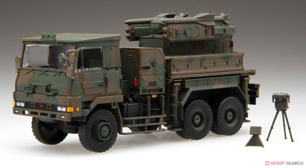 陸上自衛隊 81式短距離地対空誘導弾 射撃統制装置/発射機 3両セット