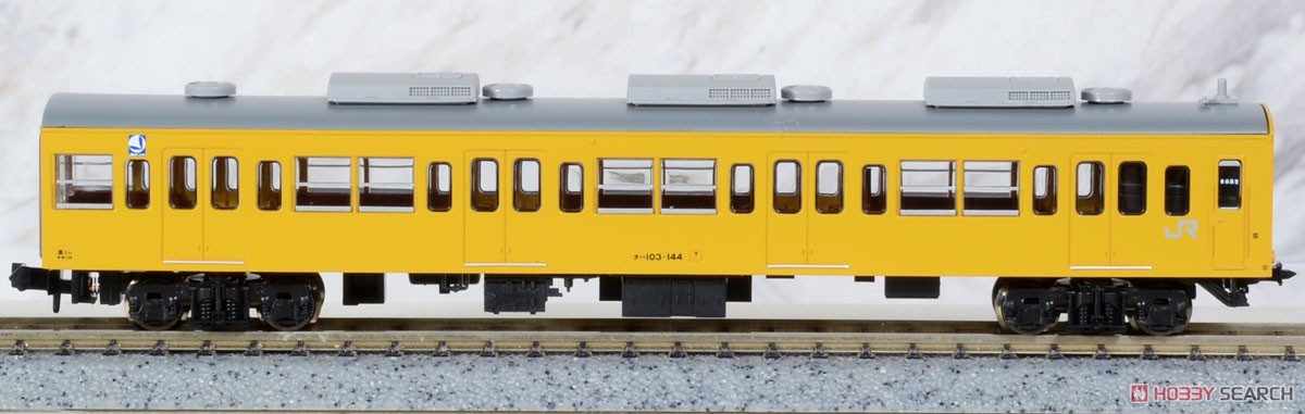 103系 初期型・分散冷房車 カナリア・福知山線 4両セット (4両セット