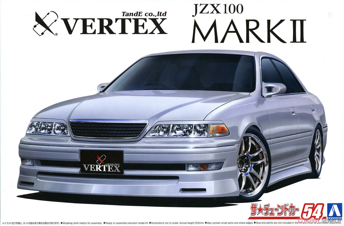 VERTEX JZX100 マークII ツアラーV `98(トヨタ) (プラモデル) - ホビー
