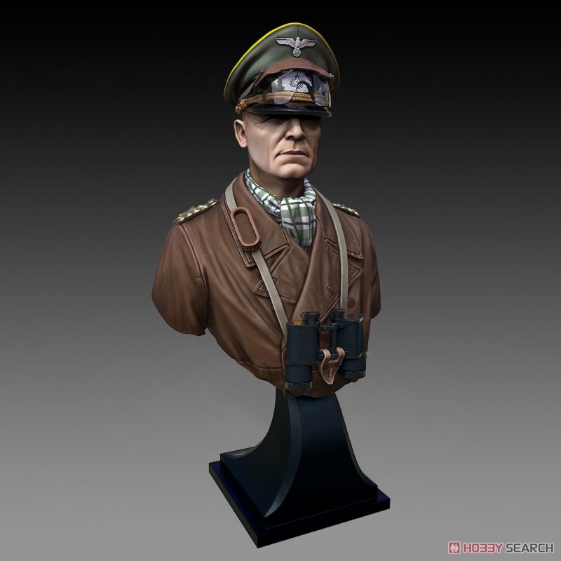 WWII ドイツ軍 DAK エルヴィン・ロンメル胸像 (プラモデル) - ホビー