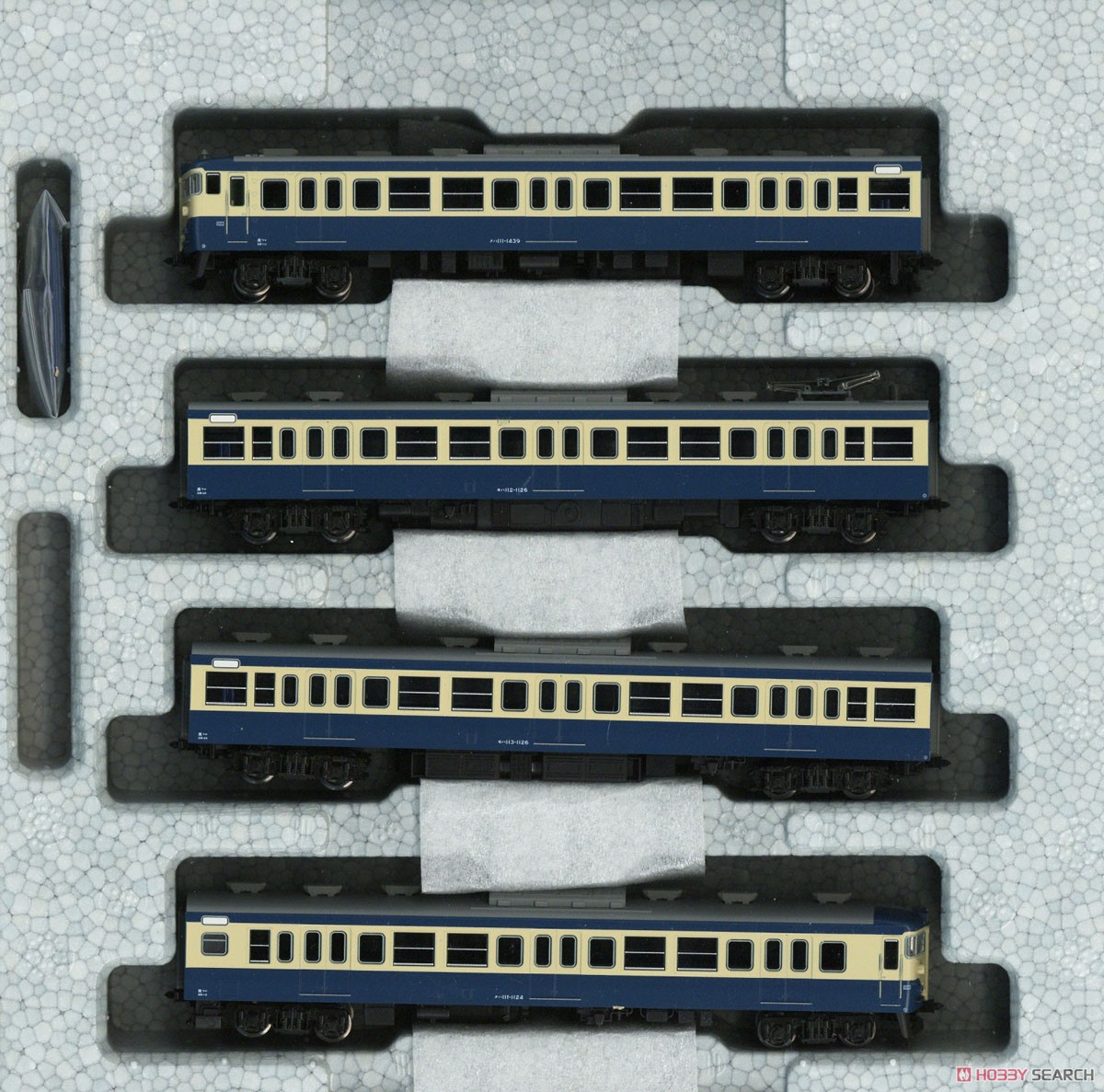 113系1000番台 横須賀・総武快速線 4両付属編成セット (4両セット