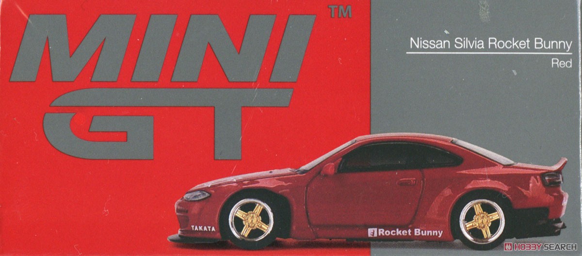 Pandem Nissan シルビア (S15) レッド (右ハンドル) (ミニカー
