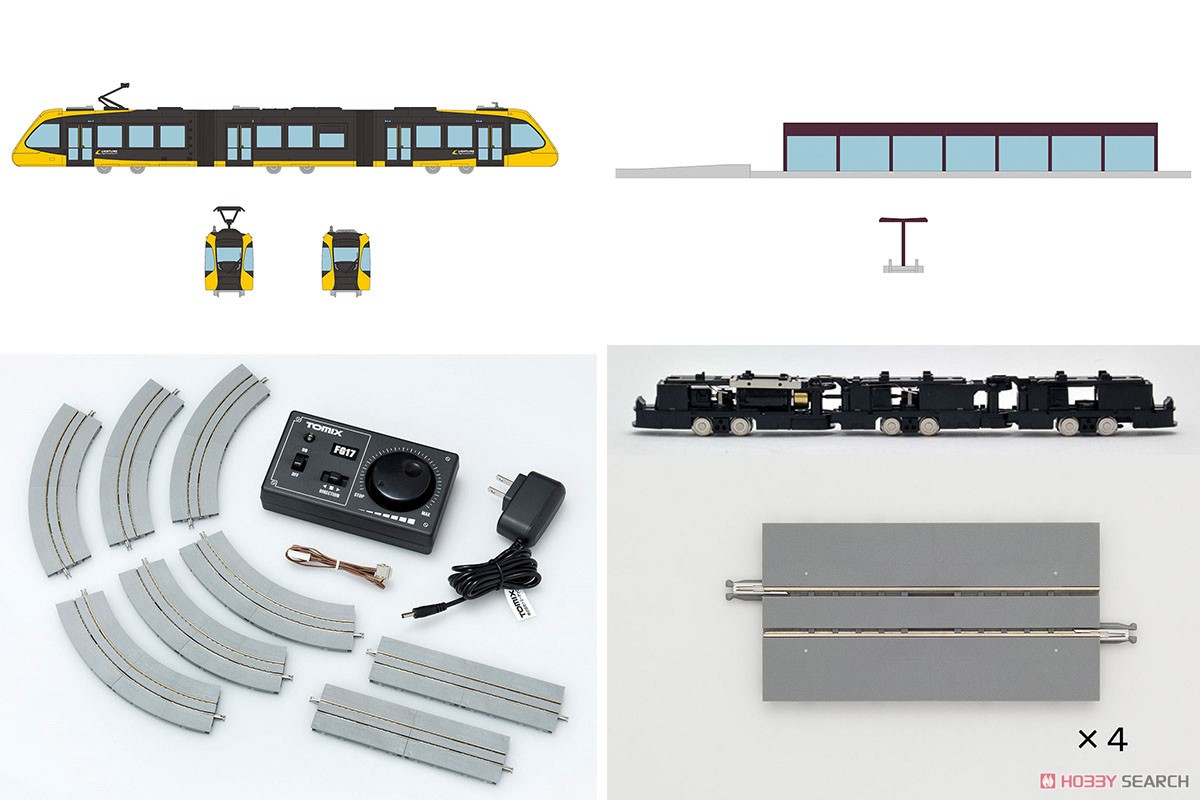 鉄道コレクション 宇都宮ライトレール 運転セット (鉄道模型) - ホビー