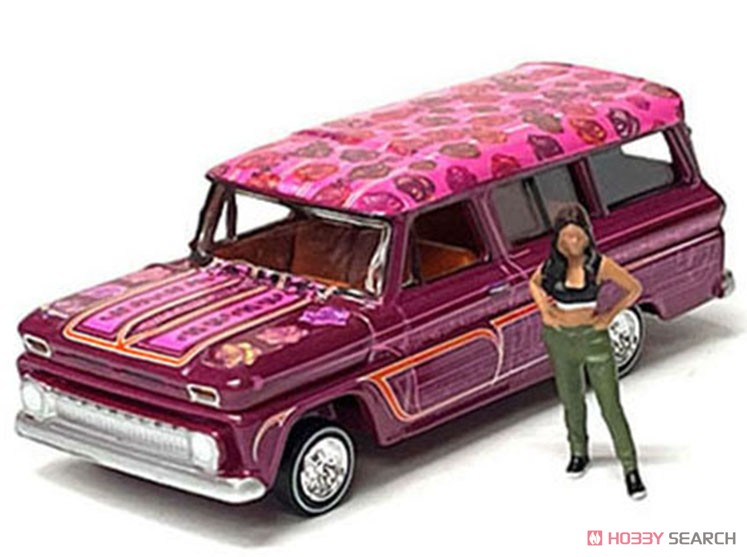 ☆特価品 1965 シボレー サバーバン ローライダー w/フィギュア