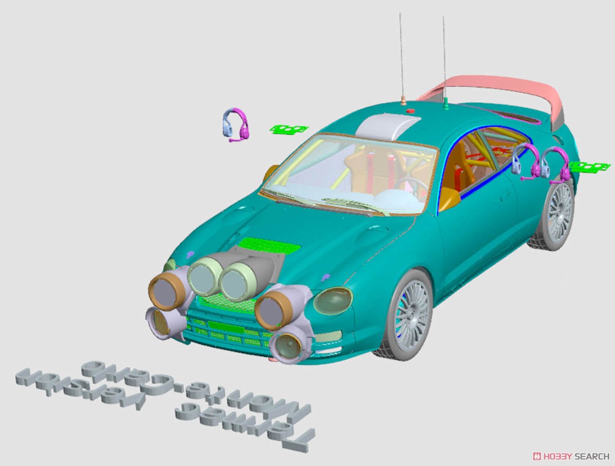 Toyota Celica GT-FOUR ST205 1995 Monte Carlo Rally (Model Car