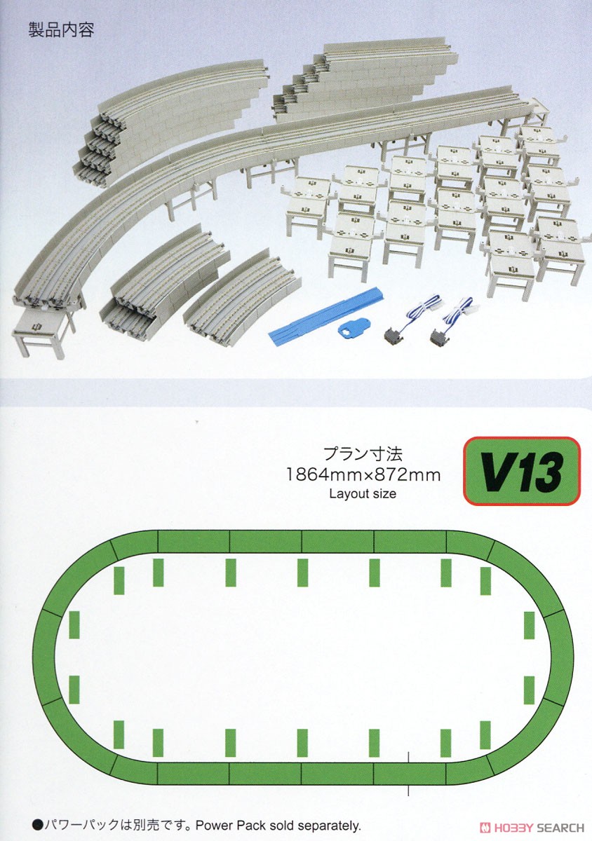 UNITRACK [V13] 複線高架線路基本セット R414/381 (バリエーション13