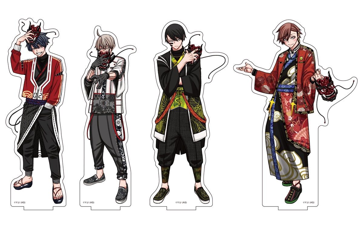 桃源暗鬼 花魁坂京夜 ちびキャラ アクリルミニブロック アクリル