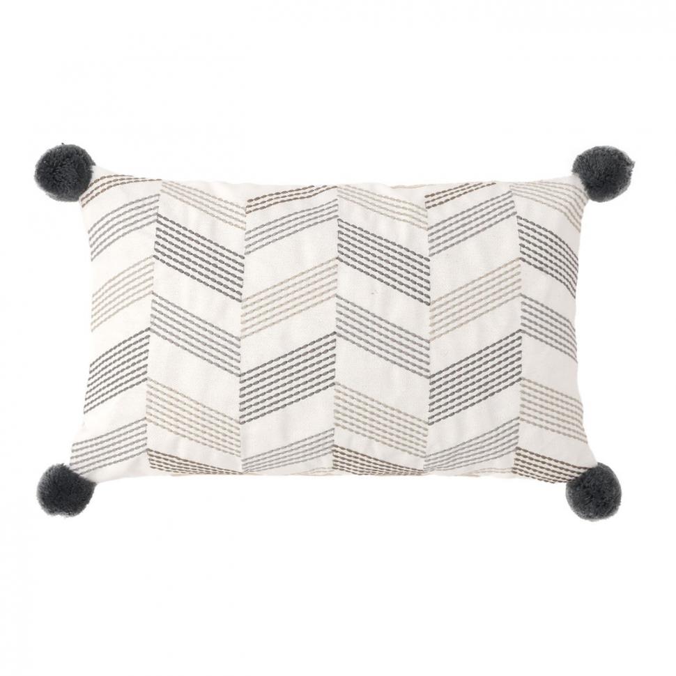 クッションカバー25 ステッチ#GY(25×40) | TWO-ONE STYLEネット