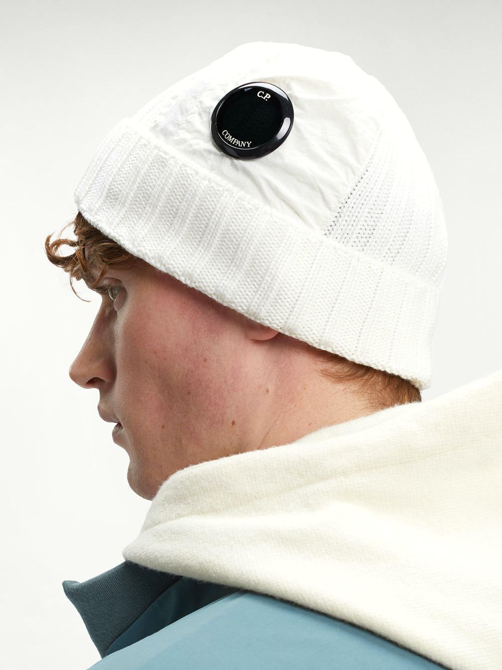 C.P. COMPANY - EXTRA FINE MERINO WOOL LENS BEANIE レンズ ゴーグル