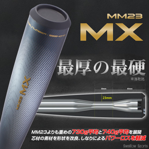 野球 SSK 軟式 バット MM23MX トップバランス ウレタン 軟式バット