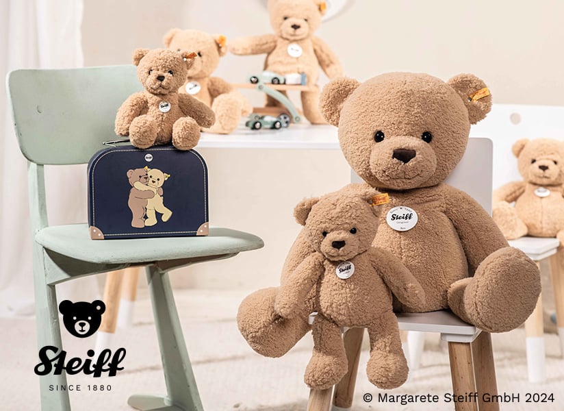 Steiff(シュタイフ) ソフトキーリング・テディベア ベン [CONCENT