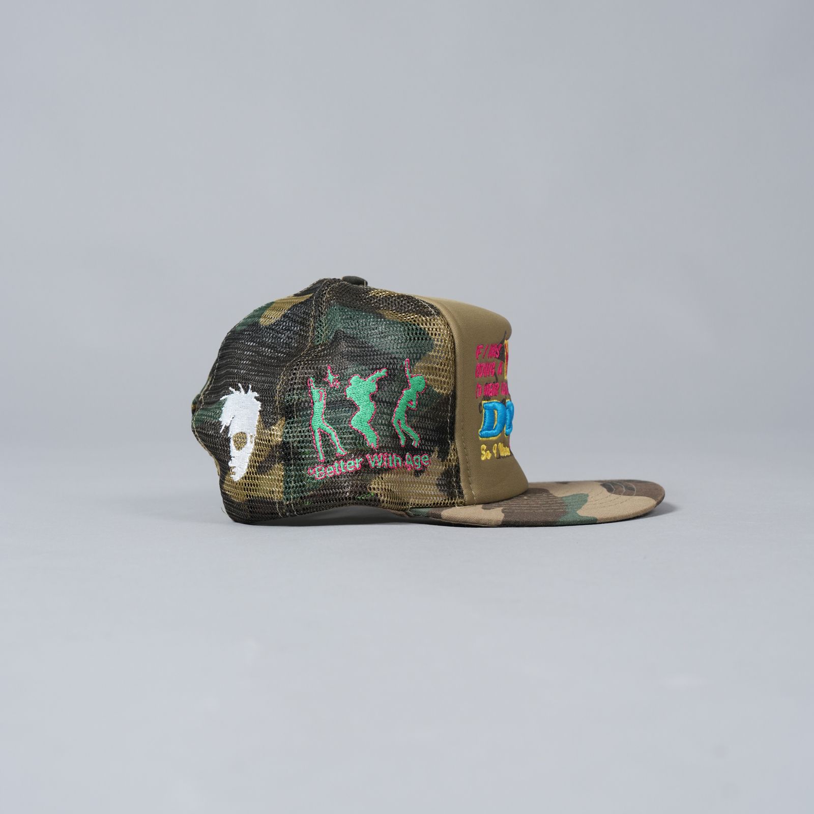 Better With Age - Moto-Disco Hat / メッシュキャップ (カモ