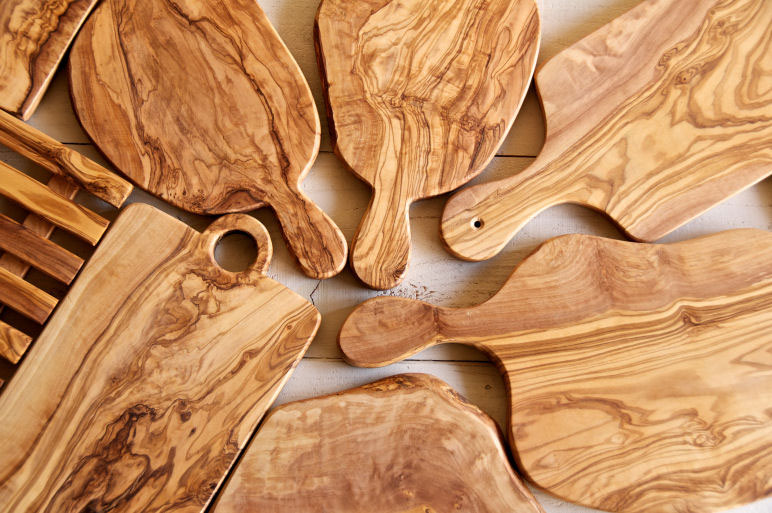 オリーブウッドカッティングボード30 - contentas