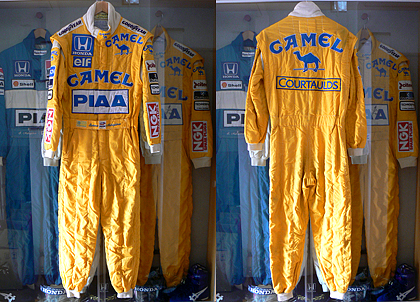 Driver Suit - Satoru Nakajima - Lotus Honda - F1 driver issue - 1988