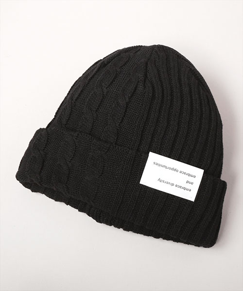 MIXED SS KNIT(ONESIZE BLACK): ニットキャップ帽子通販｜CA4LA公式