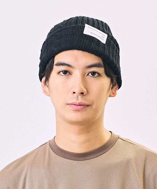 MIXED SS KNIT(ONESIZE BLACK): ニットキャップ帽子通販｜CA4LA公式